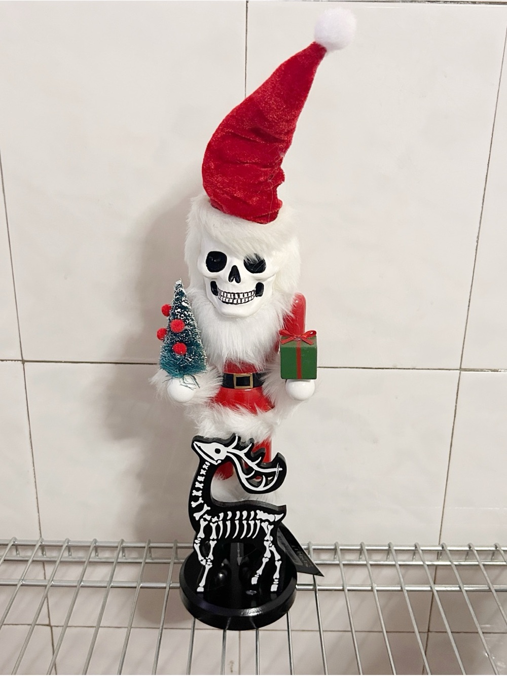 Spirit Christmas Skeleton Santa Nutcracker Krampus NWT